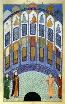 イスカンダル スルタンのアンソロジー 7 パビリオン 宗教 イスラム教 Oil Paintings